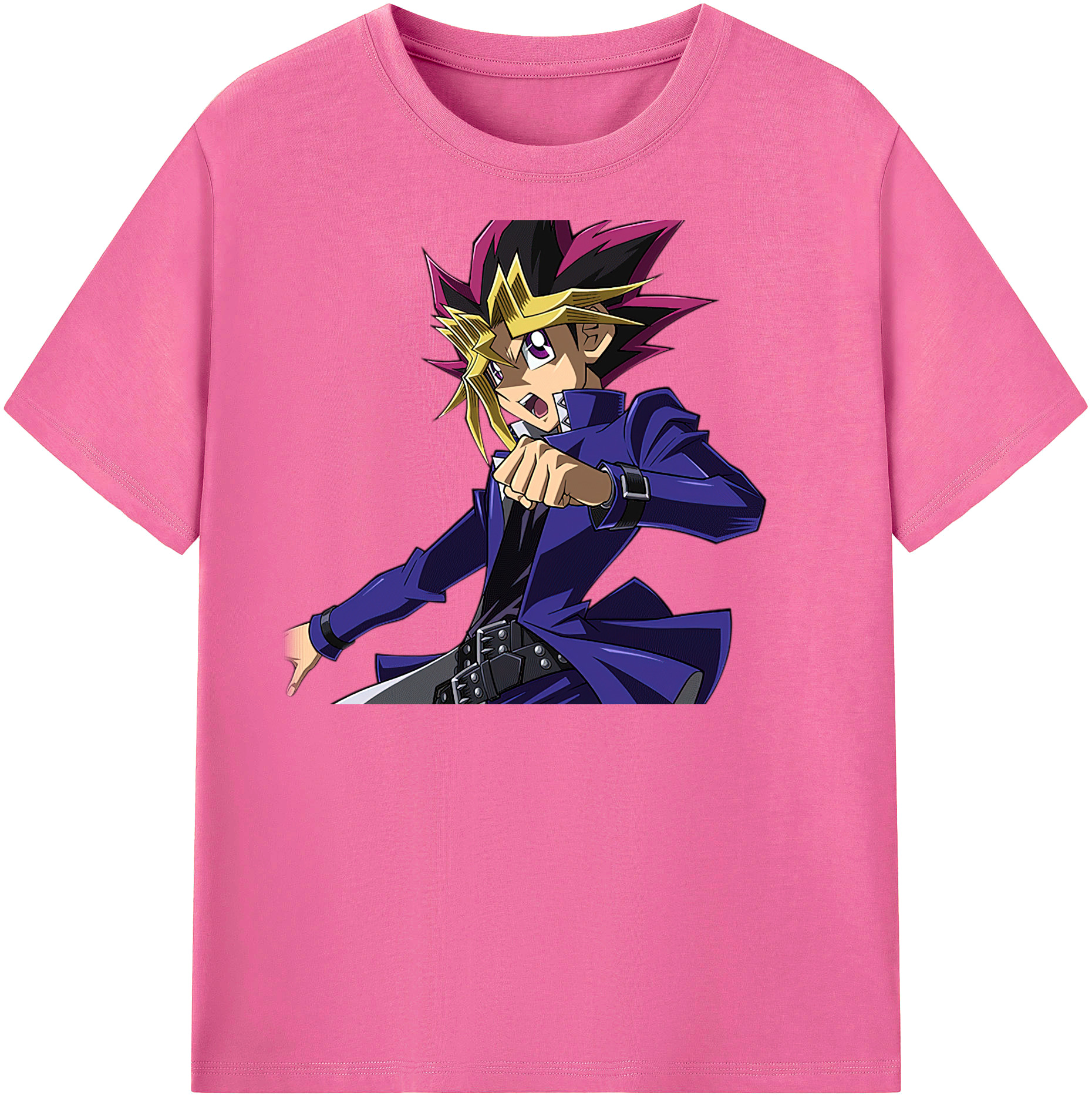 （画像用） 遊☆戯☆王 Yu-Gi-Oh! レディースカジュアルプリントTシャツ（綿100％）